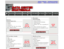 Tablet Screenshot of datacenterguatemala.com